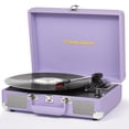 thumbnail image 1 of Tourne-disque Vinyle TANLANIN Vintage 3 Vitesses Bluetooth Violet, 1 of 8
