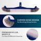 thumbnail image 5 of Fine Mesh Pool Net & Brush Head Combo - Sturdy Skimmer with 17.5" Professional Brushes for Pool Wall Cleaning, 5 of 5