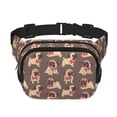 thumbnail image 1 of Easygdp Cut Pug Fanny Packs para Mujeres y Hombres, Bolsa de Cinturón, Bolsos de Cruz para Trabajo/Correr/Senderismo, 1 of 9