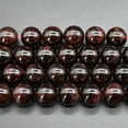 thumbnail image 3 of K-KED Natural Garnet Semi-precious Gemstone Round Beads 4mm 6mm 8mm 10mm 12mm-8 mm, 3 of 6