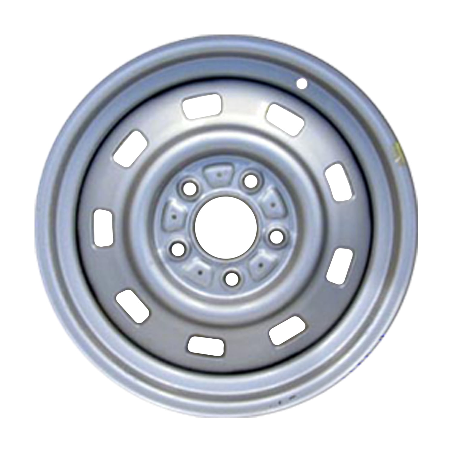 15 X 6 Reconditioned OEM Steel Wheel, Silver, Fits 19841987 Jeep