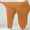 thumbnail image 4 of Plus Size Women's Yoga Pants - High Waist Hip Lifting Workout Leggings (XL-5XL, 18 Colors) | Yubnlvae (Orange | 3XL), 4 of 6