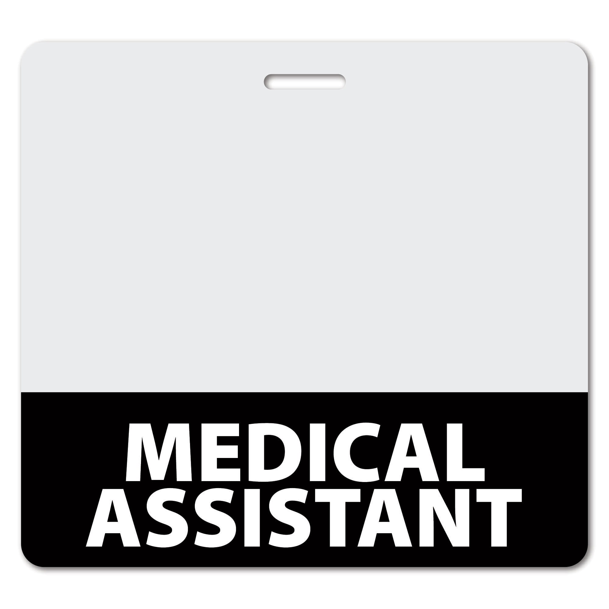 MEDICAL ASSISTANT Heavy Duty Horizontal Black (100 pack) Spill & Tear
