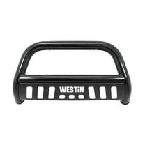 Westin 31-3955 E-Series Bull Bar-Black Powdercoat/Textured Black Skid Plate