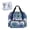 Boho Mandala Floral Blue, variant on ZIATUBLES Sewing Machine Storage Tote Bag Spacious Tote Bag Universal Sewing Storage Case Portable Sewing Machine Organizer Bag with Roomy Pockets and Soft Handle, Tiger Wreath Leopard Print