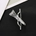 thumbnail image 3 of Creative Metal Bow And Brooch Crystal Lapel Pin Badge ,, 3 of 8