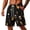 Black, variant on Men's Oktoberfest Casual Shorts German Beer Festival Funny Printed Shorts with Pockets