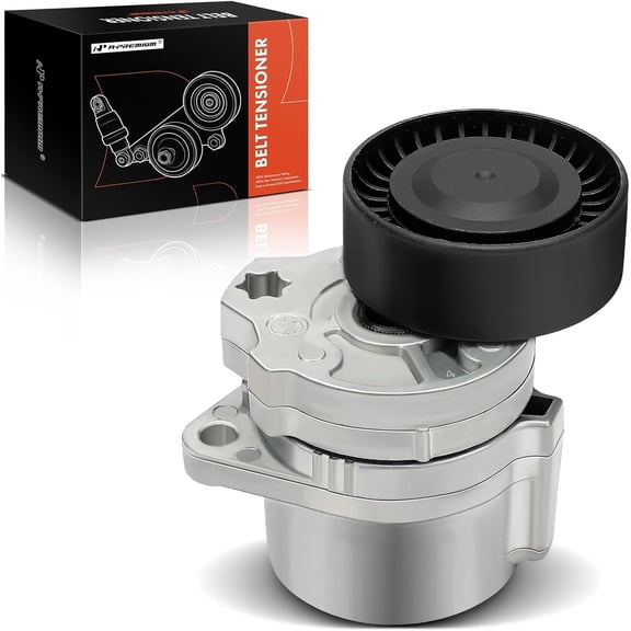 A-Premium Belt Tensioner Assembly with Pulley Compatible with Volvo C70 S40 S60 S70 S80 V40 V70 XC70 XC90, Replace# 30757057, 31251250