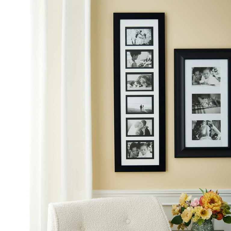 8 Opening Black 4 x 6 Collage Frame by Studio Décor®