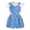 Blue, variant on Girls Summer Outfit Cute Sleeveless Top With Heart Detail Denim Overalls Shorts Toddler Two Piece Set Girls Casual Outfit Sets