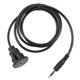thumbnail image 3 of Montaje de extensión AUX DQrwqpou de 3,5 mm macho a hembra cable empotrado 1 m, 3 of 5