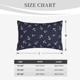 thumbnail image 6 of Binfone Anchor Standard Size Pillowcase, Long Staple Pure Cotton Envelope Closure Pillow Cover,14"x20", 6 of 9