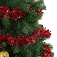 thumbnail image 3 of Guirnaldas de oropel metálico de 30 m, oropel con purpurina roja, plateada y dorada, decoración para árbol de Navidad, guirnaldas gruesas para decoraciones para fiestas de bodas navideñas, 3 of 4