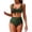 128#Army Green, variant on High Waisted Bikini Sets for Women Swim Suits 2026 Tummy Control Ruched Bikini Two Piece Bathing Suit Swimwear Red 2XL