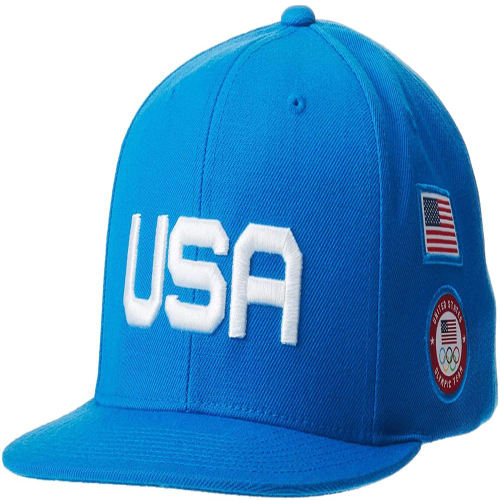 Hurley Mens USA Snapback Baseball Hat 