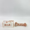 thumbnail image 4 of Abstroland Dog toys,Pet Toy Kit Include Chewing Toys, Dog Bandana and Xmas Tree Squeak Toy Red Green Candy Bone Ball Shape Knot Cotton Rope Chew Toys, 4 of 9