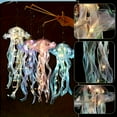 thumbnail image 5 of 5Pcs Colorful LED Jellyfish String Lights, Battery Powered Hanging Jellyfish Lanterns (Not Included), Glow Under the Sea Décor for Mermaid Parties, Bedroom Ambience, Ocean Theme Decorations, 5 of 9