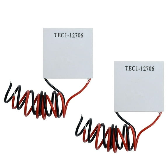 Thermoelectric Peltier Cooler TEC1-12706 12V DC 6A Thermoelectric Cooler Peltier Airconditione Electric Peltier,2 * TEC1-12706 thermoelectric cooler