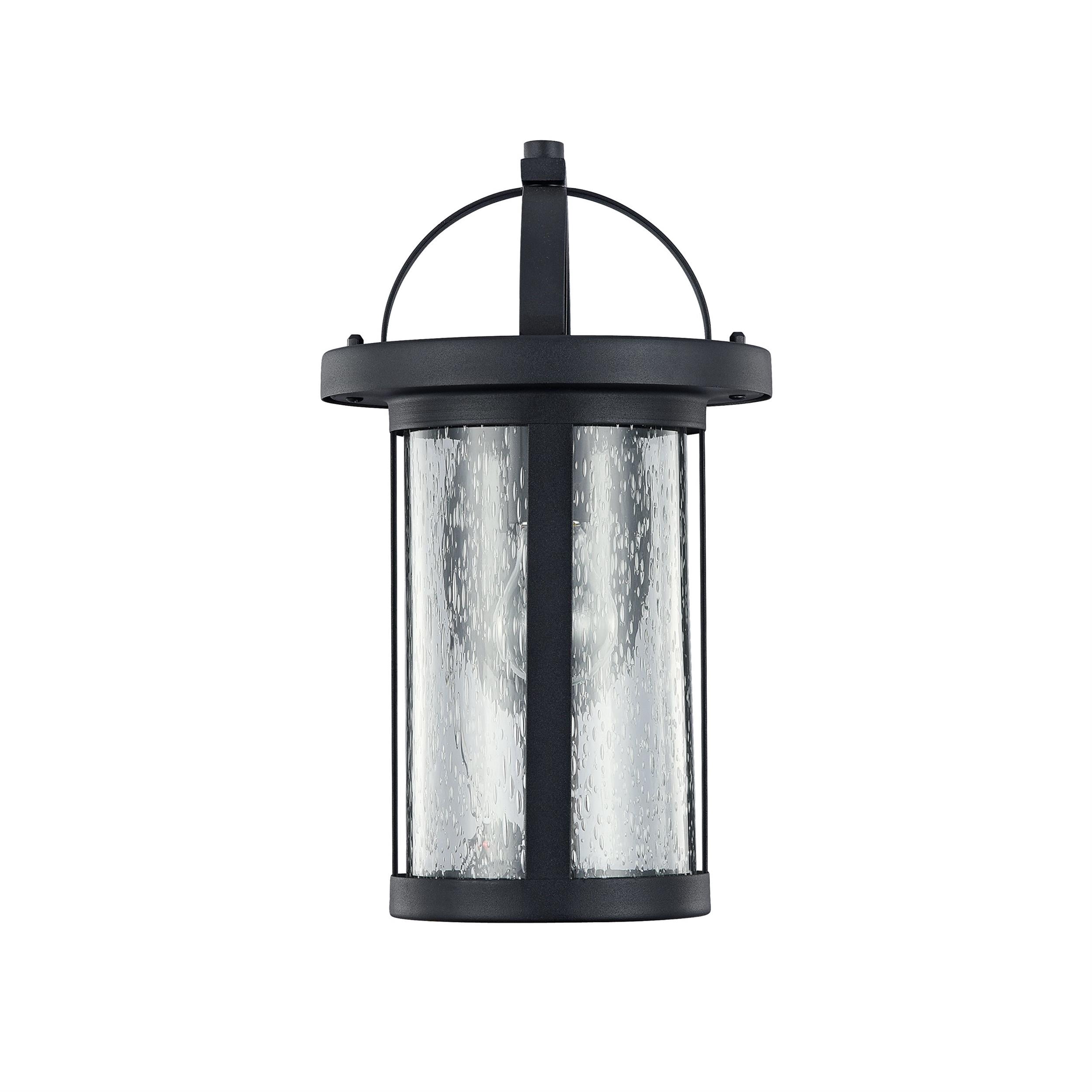 CHLOE Lighting ANGELO Transitional 1 Light Black Outdoor Wall Sconce 14" Height