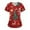 RedQ_18#828A, variant on Garbnen Holiday Scrubs for Women Funny Xmas Printed V Neck Short Sleeve Fall Top Scrubs for Women Nursing Tops with Pocket S-5XL