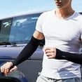 thumbnail image 7 of Yoone 1 Pair Arm Sleeves UV Protection High Elasticity Nylon Sweat Absorbing Cooling Cycling Arm Sleeves for Exercise, 7 of 7
