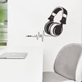 thumbnail image 3 of Auriculares Adhesivo de pared Pegatinas de pared para salas de estar Dormitorios Oficinas Decoración de pared TUNC Sencillez, 3 of 5