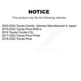 thumbnail image 2 of Kugel Ensemble de Moyeu de Roulement de Roulement avant 70-513402 pour Voiture Toyota Corolla Prius Prime AWD-e, 2 of 11