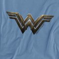 thumbnail image 2 of Wonder Woman Movie Wonder Woman Logo Women's T Shirt, Carolina Blue, Large, 2 of 6