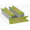 thumbnail image 2 of Inkdotpot Rose Gold Foil Paper Hang Tags Happy Retirement Favor Tags 100 Pieces, 2 of 6
