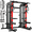 P43-Red, variant on LNOW 2000LB Power Rack Cage with Smith Machine & Dual Pulley System - All-in-One Home Gym for Strength Training, Squat Rack, Cable Crossover, Lat Pulldown