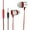 Red, variant on Wired Earbuds Gaming with Dual Camera Setup with Emergency Flashlight Built-in HD Microphone Easy One-Touch Use Red Vibrant Sunset Series Dynamic Pulse Edition Red