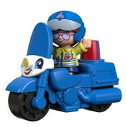 Replacement Parts for Little People Stop and Go Police Motorcycle Set - DYR83 ~ Includes Blue Motorcycle and Figure