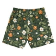 thumbnail image 7 of FORMRS Boys Swim Trunks Quick Dry Mesh Liner Boardshorts Sizes XS-XL, Green Flowers Pattern, 7 of 7