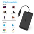 thumbnail image 3 of BENFEI 2.5 Inch SATA to USB Tool Free External Hard Drive Enclosure USB Type-C/Type-A to Sata Compatible for 2.5 Inch SSD(Optimized for SSD Support UASP SATA III), 3 of 5