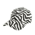 thumbnail image 2 of Awdenio Baseball Cap Mens and Women Fashion Baseball Cap Adjustable Classic Low Zebra Printed Hat Unconstructed Cap, 2 of 7