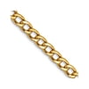 14k Yellow Gold Hollow Polished Lightweight Lobster Claw Closure Curb Chain Necklace 20 Inch 2.5mm Wide Chain Necklace f