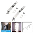 thumbnail image 4 of Door Bolt Lock Stainless Steel Door Lock Concealed Sliding Double Door Latch Security Anti-theft Lock Home Improvement Hardware, 4 of 6