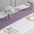 thumbnail image 5 of BalsaCircle 12" x 108" Violet Amethyst Crinkled Accordion Taffeta Table Runner Party Events Linens, 5 of 8