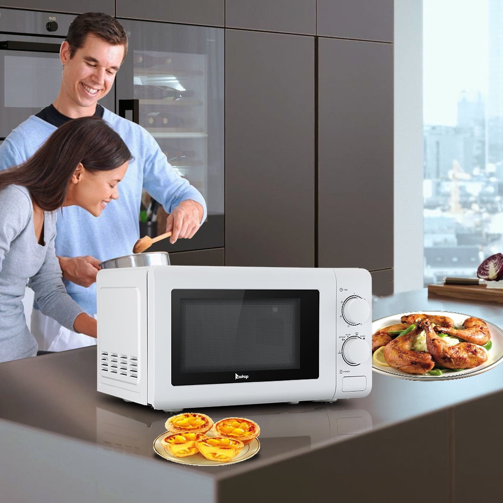 ZOKOP 20MX60-L/White 20L/0.7cuft Conventional Microwave Oven