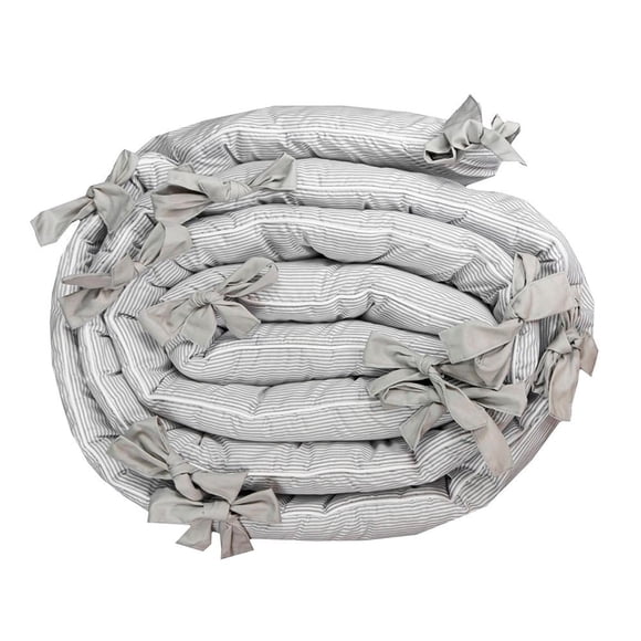 Bumper Protector para Cuna Cary 4 metros Gris