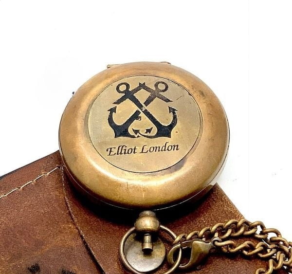 Personalised Engraved Pocket Compass Brass Nautical Compass, Handmade Compass, Christmas Gift, Gift for husband, Gift for her, Wedding Gift