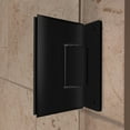 thumbnail image 6 of DreamLine Unidoor 43-44 in. W x 72 in. H Frameless Hinged Shower Door with Support Arm in Satin Black, 6 of 11
