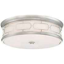 45W 1 Led Flush Mount In Transitional Style 6.75 Inches Tall By 20 Inches Wide-Polished Nickel Finish Minka Lavery 1826-613-L