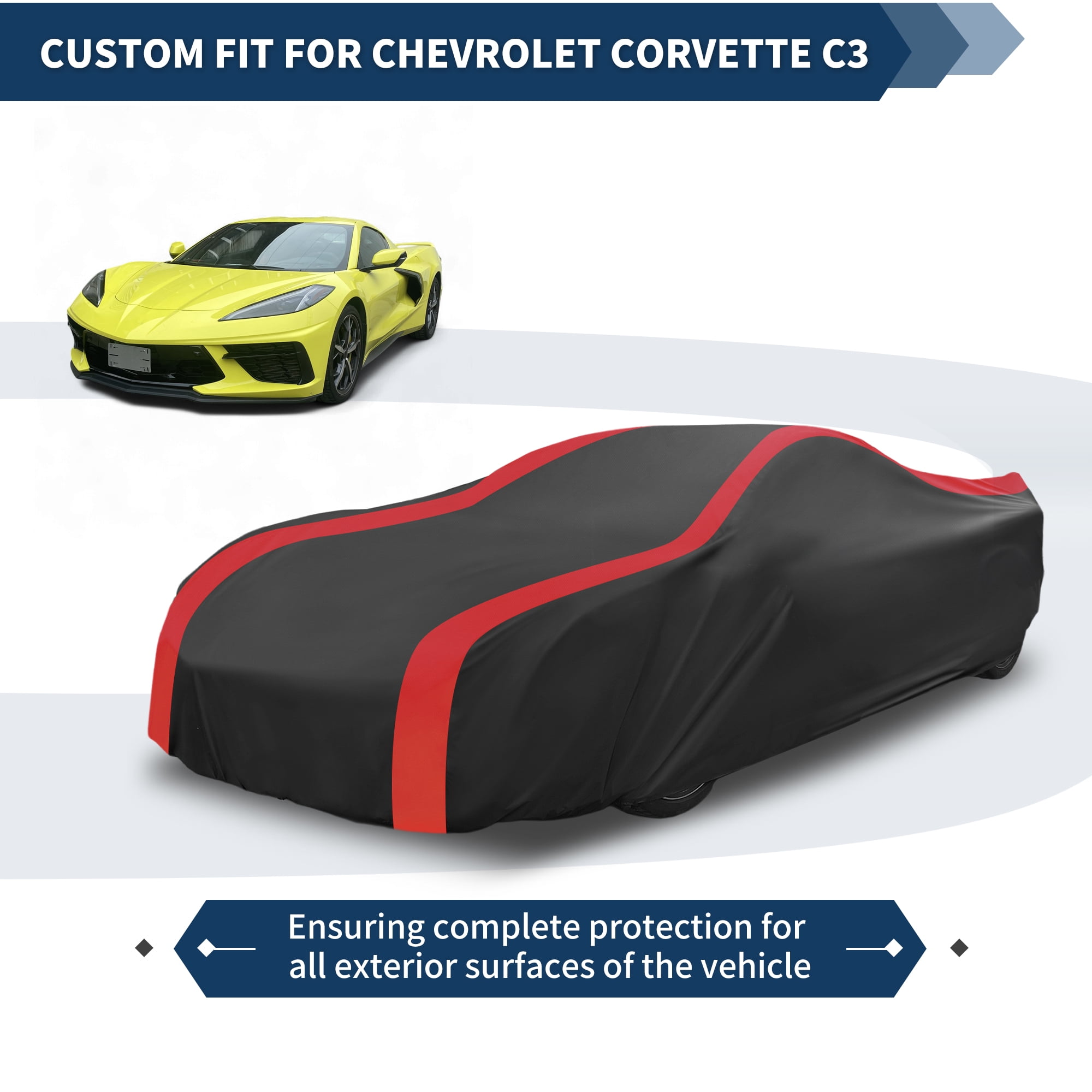 Unique Bargains Waterproof Outdoor Car Cover 16.54"x14.96"x8.46"