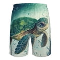 thumbnail image 6 of Naloa Watercolor Turtle1 Men's Beach Shorts, Surfing shorts, Swim trunks, Quick Dry Swim Trunks for Surfing Beach Fun - XX-Large, 6 of 9