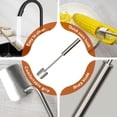 thumbnail image 5 of Corn Cob Peeler, 2025 New Corn Peeler for Corn on The Cob, Stainless Steel Corn Stripping Tool, Long Handle Corn on the Cob Remover, Quick Corn Peeling Tool for Kitchen and BBQ (1, Metal Handle), 5 of 8