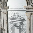 thumbnail image 3 of A&B Home Triptych Architecture Panel Wall Art - Set of 3 - Black, Antique White Print, 3 of 7