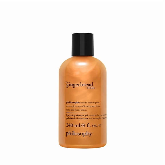 Philosophy The Gingerbread Man Hydrating Shower Gel 8 oz – Moisturizing Body Cleanser
