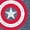 HEATHER BLUE, variant on Captain America: Brave New World - Icon - Women's Short Sleeve Graphic T-Shirt
