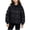 Black, variant on BLVB Girls Winter Puffer Jacket Kids Warm Quilted Padded Coat Lightweight Button down Collared Cozy Outerwear(White,11-12 Years)